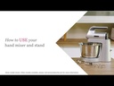 Kenwood Combi Handmixer Chefette (HMP54.000SI) Silver