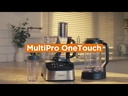 Kenwood MultiPro OneTouch Food Processor and Blender (FDM73.850SS) Black and Brushed Stainless Steel