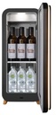 EuropAce LumiCool Series Wine & Beverage Chiller | Ambient Door Rim Light, Available in 3 Colours (EWC7122DMT/WH/BK) 