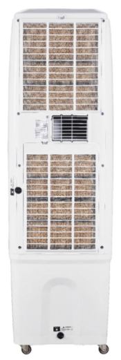 EuropAce 4-IN-1 Hoseless Spot Cooler with Air Con Compressor | Hybrid Cooling Technology, 60% Energy Savings, 3 to 7x More Power (18K BTU of Cooling Power)(EHAC18DH2WH)
