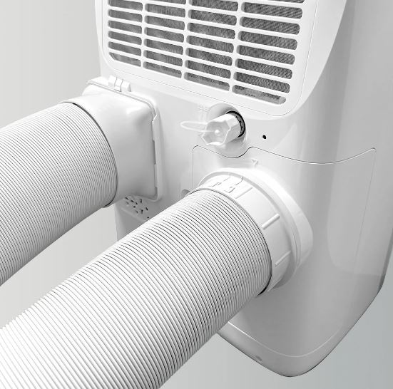 EuropAce [2025 Model] 13,000 BTU Air Purifying Dual Hose Portable Aircon with WiFI (4-IN-1) | 290sqft, 99.97% Airborne Particles Removal, Smart WiFi, Front LED Display (EPAC13E6UV)
