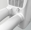 EuropAce [2025 Model] 13,000 BTU Air Purifying Dual Hose Portable Aircon with WiFI (4-IN-1) | 290sqft, 99.97% Airborne Particles Removal, Smart WiFi, Front LED Display (EPAC13E6UV)