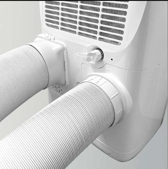 EuropAce [2025 Model] 15,000 BTU Dual Hose Portable Air Conditioner | 320sqft, Compact Series (EPAC15T3E)