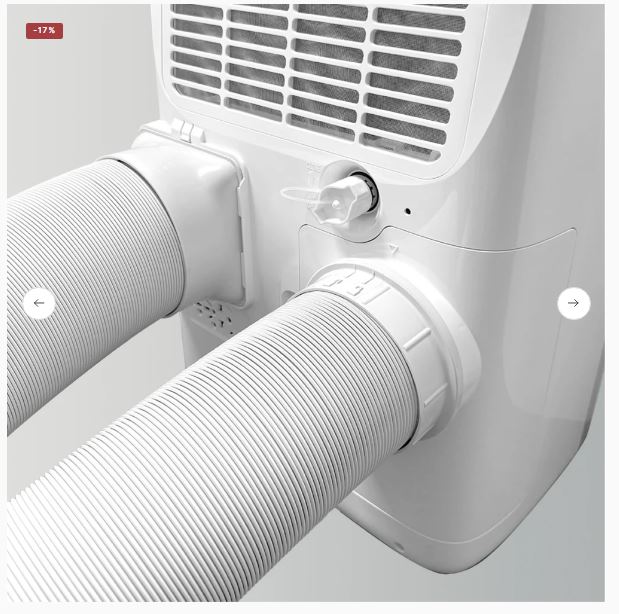 EuropAce [2025 Model] 20,000 BTU Air Purifying Dual Hose Portable Aircon with WiFi (4-IN-1) | 400sqft, 99.97% Airborne Particles Removal, Smart WiFi (EPAC20E6UV) 