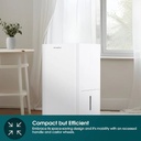 EuropAce 14L Smart Dehumidifier + Standalone HEPA Air Purifier + Laundry Dryer (3-in-1) | 3Y Full Warranty (EDH3140DWH) 