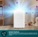 EuropAce 25L Smart Dehumidifier + Standalone H13 Air Purifier w Ioniser + Laundry Dryer (4-in-1) | 3Y Full Warranty (EDH5251BWH) 