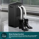 EuropAce 40L Smart DC Shoe Drying Dehumidifier + Air Purifier with FREE Tower Fan (Worth $299) (EDH8400DGY + FREE ETF9111DWH) 