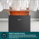 EuropAce 60L Smart & Intelligent DC Dehumidifier + Standalone HEPA Air Purifier | 3Y Full Warranty (EDH9600DGY)