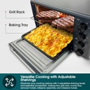 EuropAce 30L Electric Convection Oven with Rotisserie (EEO5303DGY)