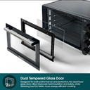EuropAce 45L Electric Convection Oven with Rotisserie (EEO5451DGY) 