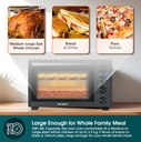 EuropAce 45L Electric Convection Oven with Rotisserie (EEO5451DGY) 