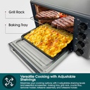 EuropAce 45L Electric Convection Oven with Rotisserie (EEO5451DGY) 