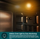EuropAce 45L Electric Convection Oven with Rotisserie (EEO5451DGY) 