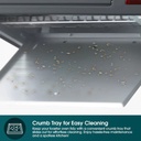 EuropAce 10L Compact Toaster Oven with Toast Shade Selection (ETO2103DGY) 