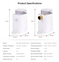 EuropAce 3.6L Filtered Instant Hot Water Dispenser | 99°C Instant Boil | Plug and Play (EWP3361A)