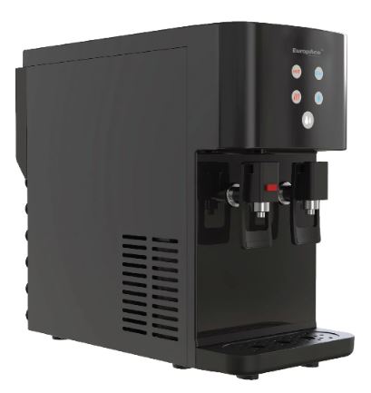 EuropAce SooFresh 수프레쉬 Hot and Cold Water Purifier | Direct Pipe-in | Made in Korea (EWP6381BBK)