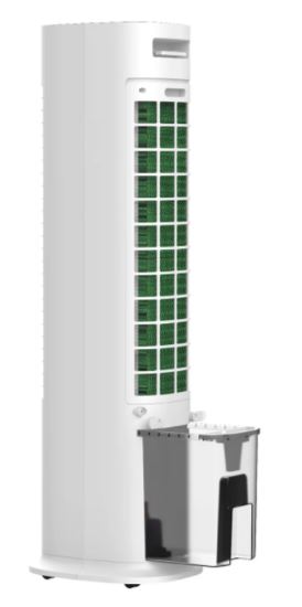 EuropAce 8L Smart Air Cooler with Ionizer | Smart WIFI Control, Ionizer & Longer Air Outlet (ECO7810DWH)