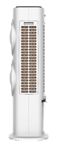 EuropAce 10L Air Cooler with Ionizer| Powerful Airflow with Vortex fan blades, Ionizer & Effective Cooling Power (ECO7109DWH)