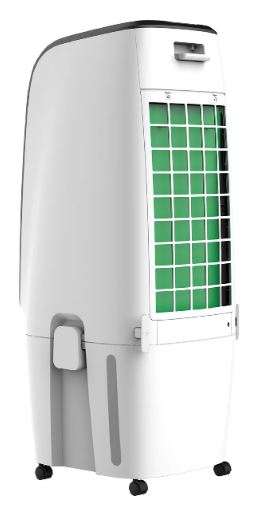 EuropAce 20L Air Cooler + Turbo Blower with Remote Control | 2-in-1 Air Cooler & Turbo Blower, Honeycomb Filter & Large Water Tank | Ideal for Residential & Commercial Use (ECO7208DWH)