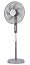 EuropAce 18” Deluxe DC Stand Fan with Remote | DC Motor, Strong Cooling, Digital Display and Remote Control (ESF8187EDCR) 