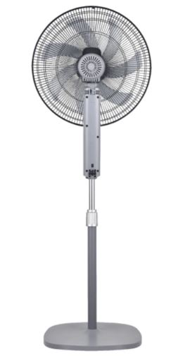 EuropAce 18” Deluxe DC Stand Fan with Remote | DC Motor, Strong Cooling, Digital Display and Remote Control (ESF8187EDCR) 