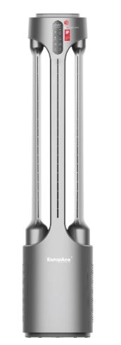 EuropAce Intelligent Dual Wings Air Purifying Bladeless Fan | Dual Korean True HEPA FILTER, AI Smart Wind, Patented 3-Way Airflow (Triple Airflow) with FREE Tower Fan (Worth $179) (EBFZ1GM + ETF1102DMG) 