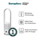 EuropAce Tilt Bladeless Purifying (no wifi, no UV, H13) (EBFZ3DWH) 