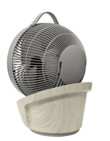 EuropAce 10” DC Circulator Fan with Remote Control | Effective Air Circulation, Energy Efficient & Premium Touch Panel | EDF6103DWD | 1 Year (Full) + 3 Years (Motor) Warranty | Ideal for Living Rooms & Offices | Light Wood (EDF6103DWD)