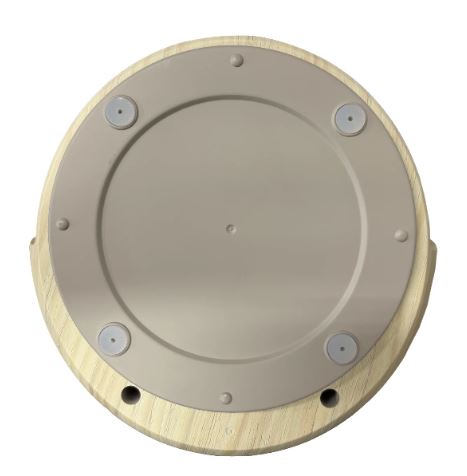EuropAce 10” DC Circulator Fan with Remote Control | Effective Air Circulation, Energy Efficient & Premium Touch Panel | EDF6103DWD | 1 Year (Full) + 3 Years (Motor) Warranty | Ideal for Living Rooms & Offices | Light Wood (EDF6103DWD)