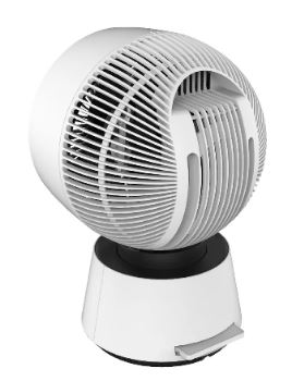 EuropAce 8" Deluxe DC Circulation Fan (EDF9831DWH) 