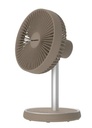 EuropAce 7” Rechargeable DC Fan with Adjustable Height (EUF3753DBR)
