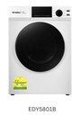 Bundle D (EFW9102Y + EDY5801B) EuropAce 10KG 4 Ticks Steam Front Load Washer + EuropAce 8Kg Vented Dryer