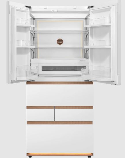 Toshiba 684L Multi-Door Fridge GR-RM919WI-PGX(B3) Matte White Glass