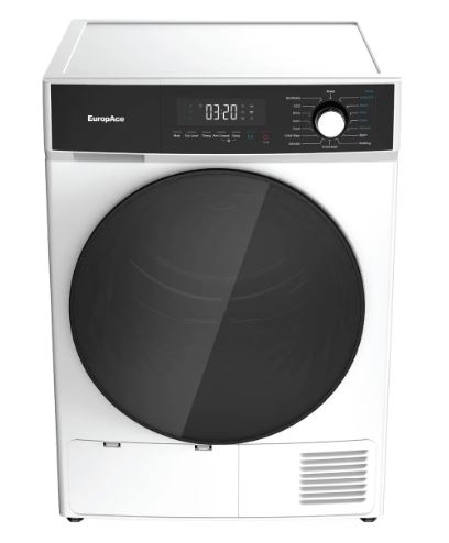 EuropAce 9Kg Heat Pump Dryer (EDY8900EWH) White