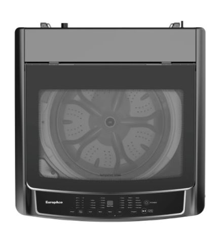 EuropAce AquaStorm Series 15KG 4 Ticks Top Load Washer | 99.9% Anti-Bacterial Pulsator, Air Dry Function, Anti-Rust Body (ETW8150EGM)