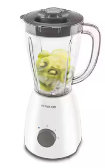 Kenwood Blender Smoothie Maker 400W 1.5L With Multi Mill (Grinder/Chopper), Ice CrUSh Function Blp10.A0Wh White