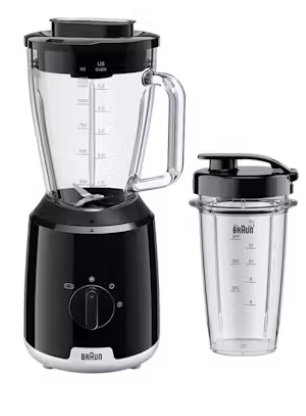 Braun PowerBlend 1 Jug Blender - Black (JB1015BK KR)