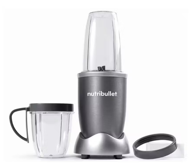 Nutribullet 600W Blender 6Pcs Set - Silver/Grey (NB606DG)