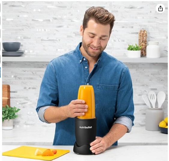 Nutribullet 900W Blender 7Pcs Set - Matt Black (NB907MAB)