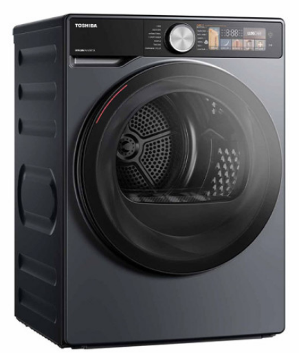 Toshiba 9kg Heat-Pump Dryer - Metallic Grey (TD-T25BS100HWS(MG))