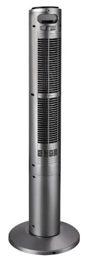 Europace 40" Metallic Grey Tower Fan | Online Exclusive, Safe for Children, Touch Control ETF1102D