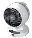 EuropAce 7-Inch Desk Fan with Digital Control - White EDF5731DWH
