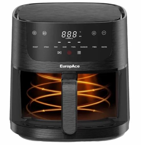 EuropAce 3-IN-1 Lumi Air Fryer EAF5421DBK