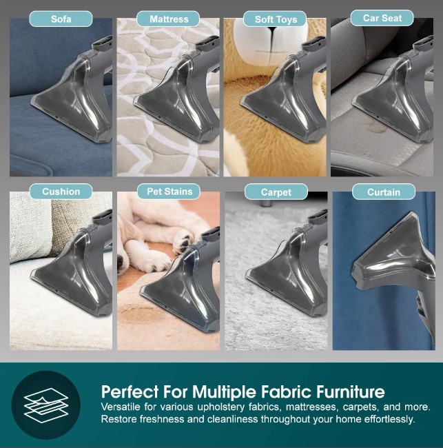 Europace 15kPa Spot and Stain Cleaner | FREE 1x Cleaning Solution ESV5151DGY 