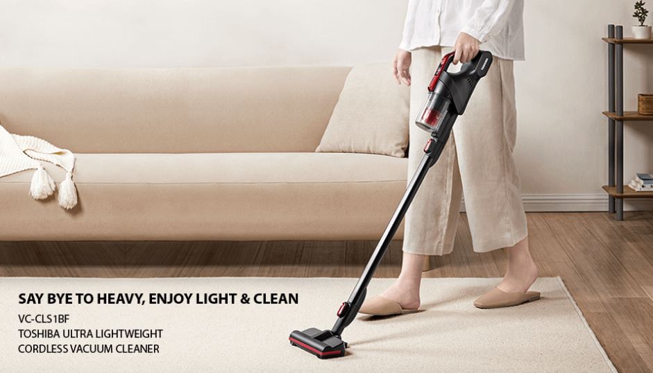 Toshiba 1.5Kg Hand Stick Vacuum Cleaner VC-CLS1BF(R) Red
