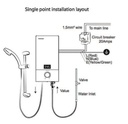 Toshiba Instant Electric Water Heater DSK33S5SW White