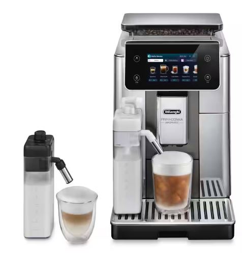 DeLonghi PrimaDonna Elite Experience Automatic Coffee Makers (ECAM630.75.TSM) Metal Silver