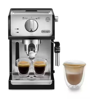 DeLonghi Manual Espresso Coffee Makers (ECP35.31) Black