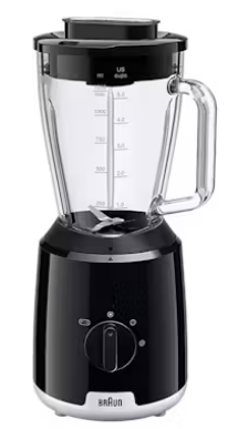 Braun PowerBlend 1 Jug Blender (JB1015BK KR) Black