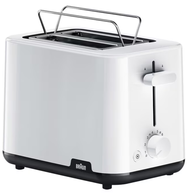 Braun Breakfast1 Toaster (HT 1010) White